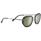 BORON, Shiny Black Acetate with Shiny Dark Gunmetal Metal-Mineral Polarized 555nm Cat 3 to 3, hi-res image number null